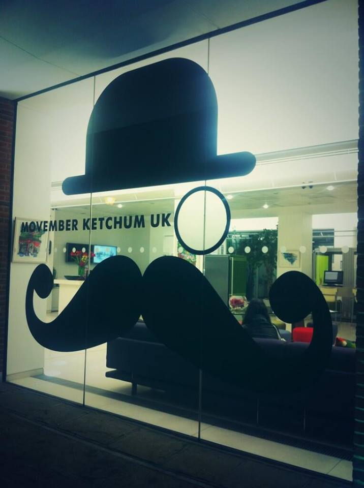 Ketchum London goes all out for Movember