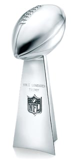 super bowl marketing - lombardi trophy