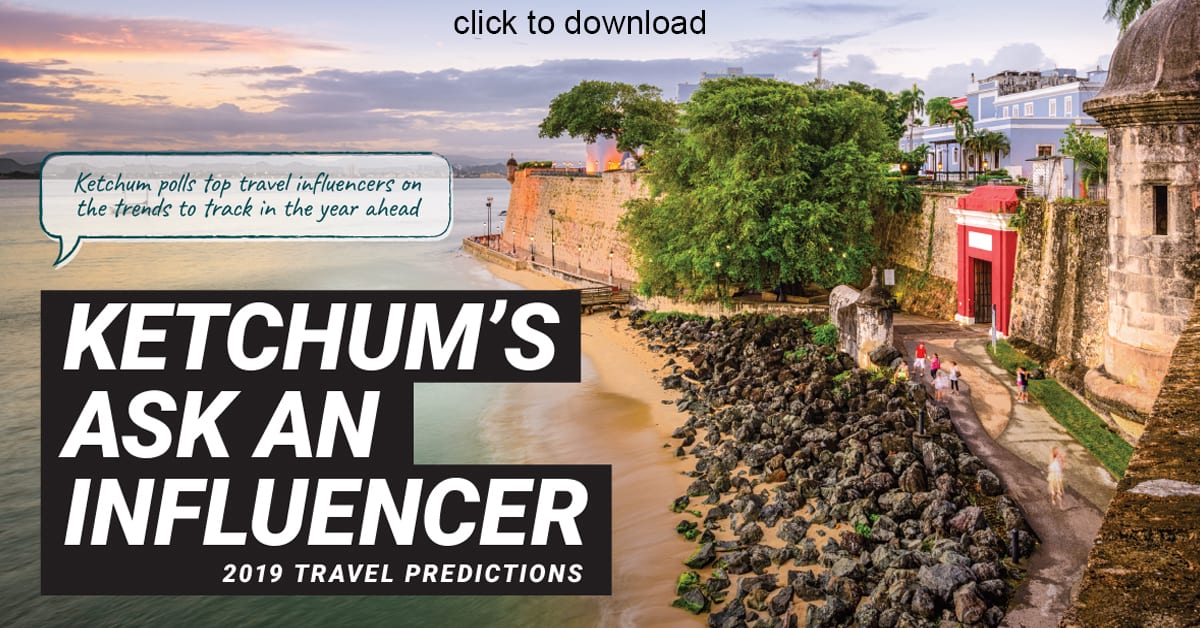 2019 influencer travel trends 