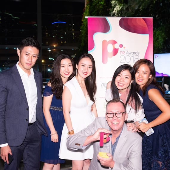 Ketchum Hong Kong colleagues at the PR Awards 2018