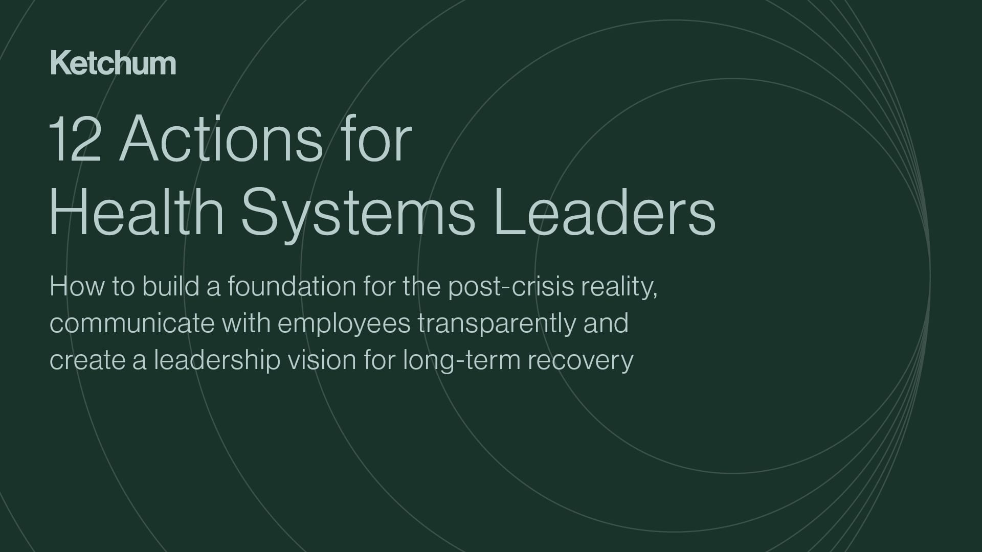 The $2 Trillion COVID-19 Stimulus: How Health Systems Manage Current Needs and Recovery