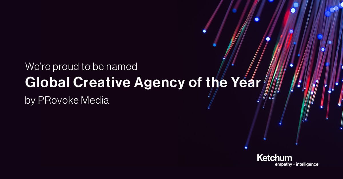 Ketchum Named Global Creative Agency of the Year for Second Consecutive Year