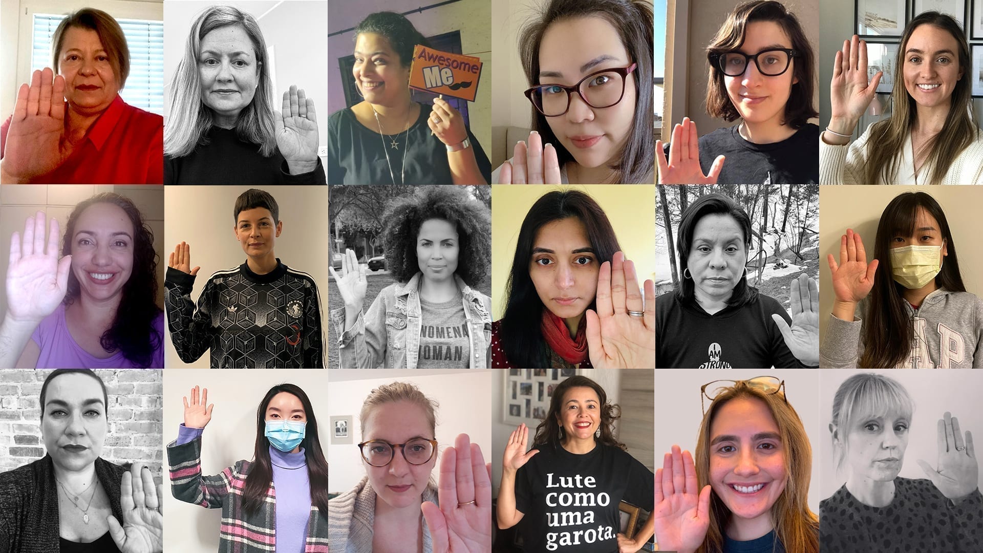 International Women's Day #ChooseToChallenge - collage of Ketchum faces