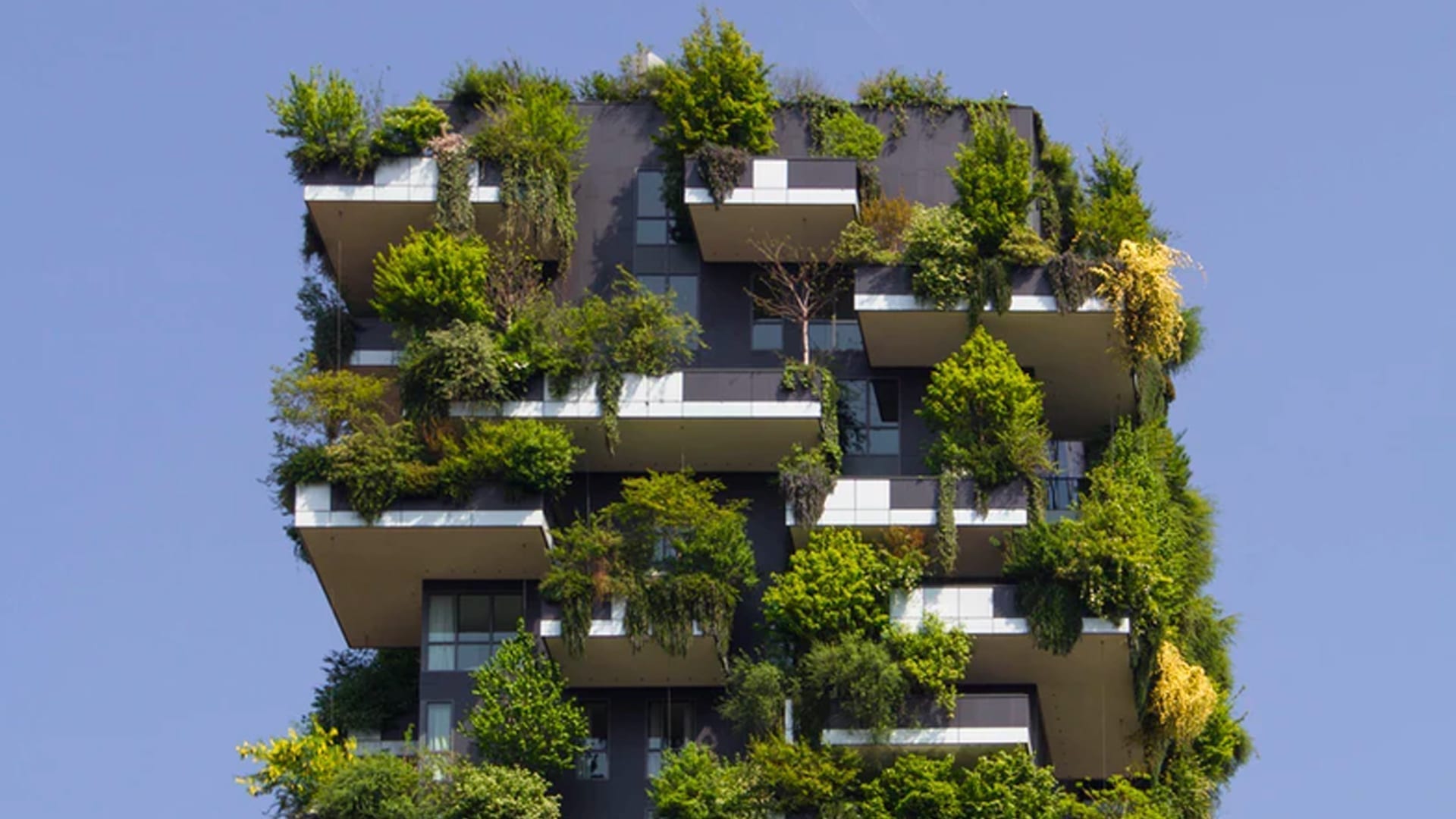 Why We’re Optimistic This Earth Day - High-rise building covered with plants