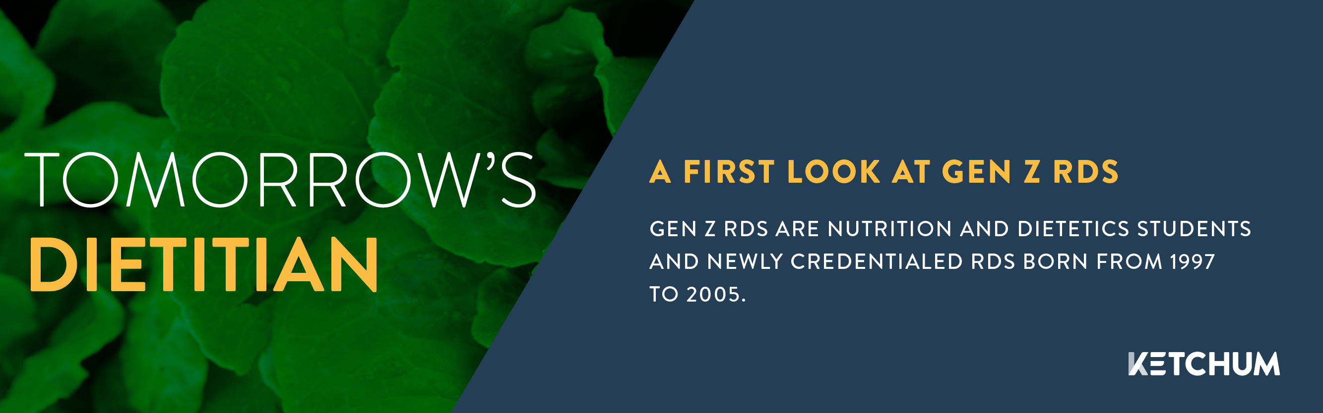 Tomorrow's Dietitian: A First Look at Gen Z RDs